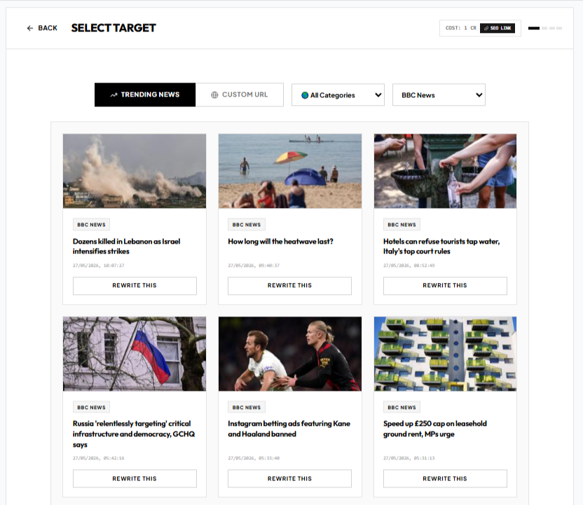 News Feed Writer